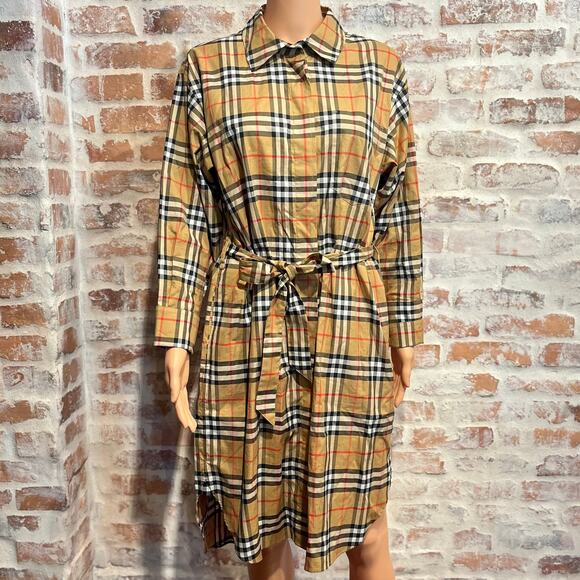 BURBERRY Vintage Check Dress SZ8US - Picture 1 of 4